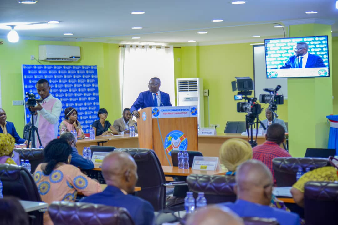 Kinshasa : Au Conseil Économique et Social, le ministre Julien Paluku expose le projet des batteries électriques