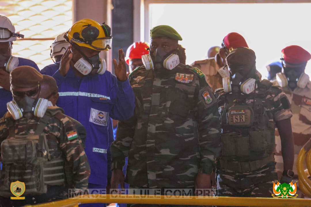 Niger : le Président de la République s'est rendu sur le site de la SOMAÏR