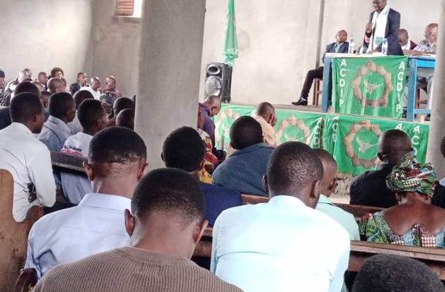 Goma : Les enseignants des écoles anglicanes s'engagent à soutenir la candidature de Katembo Ngeleza Joseph à la députation provinciale pour l'ACDIP