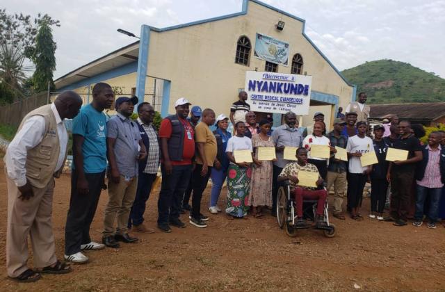 Ebola-Ituri : huit patients guéris d’Ebola quittent le centre de traitement de Nyakunde