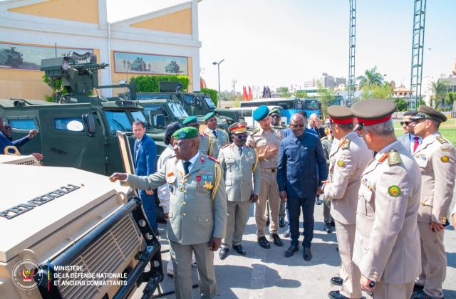 RDC–Égypte : Guy Kabombo renforce le partenariat militaire pour accélérer la formation des cadres des FARDC