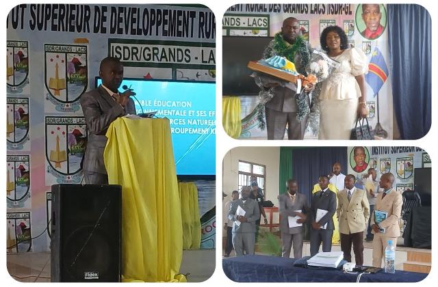 Walikale : Dr Akilimali Bamwisho satisfait des résultats obtenus par ses boursiers, un troisième défend son mémoire à l’ISDR-GL