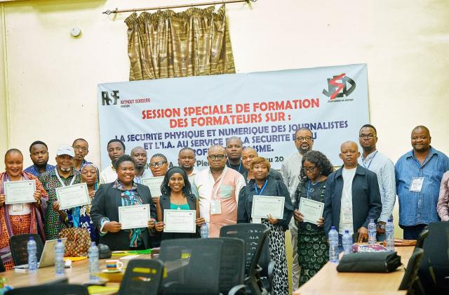 Kinshasa : des journalistes formés à la sécurité physique, numérique et à l’intelligence artificielle