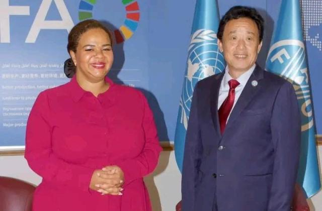 RDC-FAO : Thérèse Kayikwamba plaide pour une coopération davantage adaptée aux priorités Congolaises