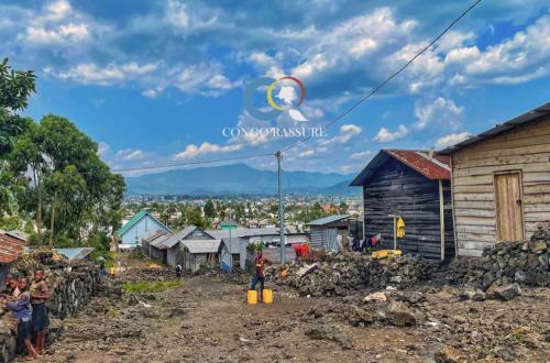 <p>Un quartier de la ville de Goma. (Image d’illustration) © CongoRassure.</p>
