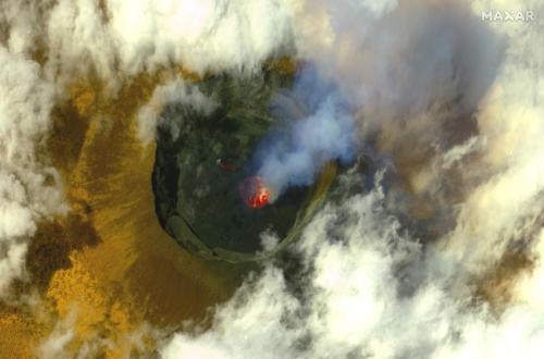 <p>Volcan Nyiragongo. ©AFP</p>

