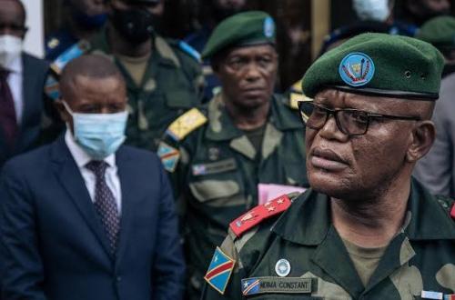 <p>Le gouverneur militaire du Nord-Kivu Ndima Kongba Constant.</p>
