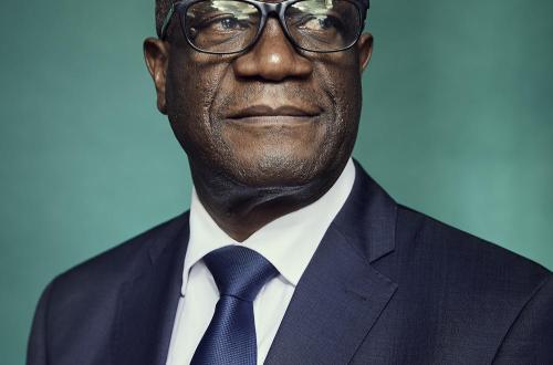 <p>Docteur Denis Mukwege dans les locaux de son editeur Gallimard le 12 Octobre2021</p>
