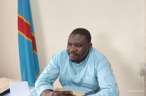<p>Maire de Butembo, Sylvain Kanyamanda. Butembo 27 mai 2021. ©Droits tiers </p>
