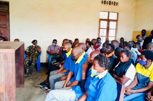 <p>Les militants de la Lucha-RDC le 24 décembre 2020. Photo : Yassin Kombi</p>
