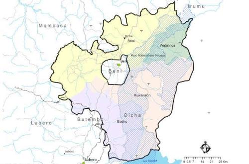 <p>Territoire de Beni. Carte : CAID</p>
