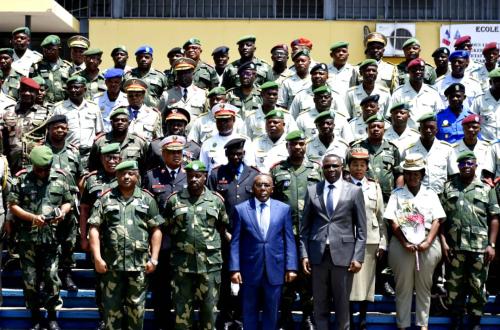 Kinshasa : Julien Paluku appelle les 94 nouveaux Officiers FARDC à la loyauté et à la discipline