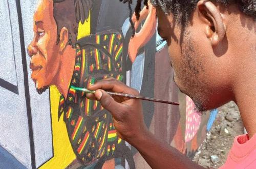 Des jeunes artistes prêchent la paix et la cohabitation pacifique à travers des œuvres d'arts