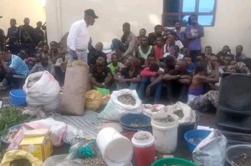 Goma : plus de 50 présumés bandits présentés par le Maire Adjoint