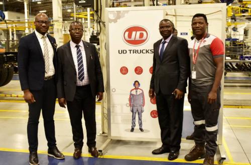 Pretoria : Julien Paluku visite les installations de la Société UD TRUCKS prête à investir en RDC