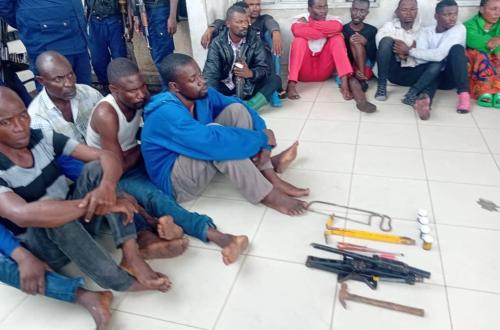 Goma : la police neutralise un réseau présumé de criminels, dont des individus ougandais et burundais
