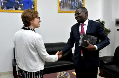 RDC-Grande Bretagne : Julien Paluku et Alyson King discutent autour de la mise en place des stratégies communes pour un partenariat développé
