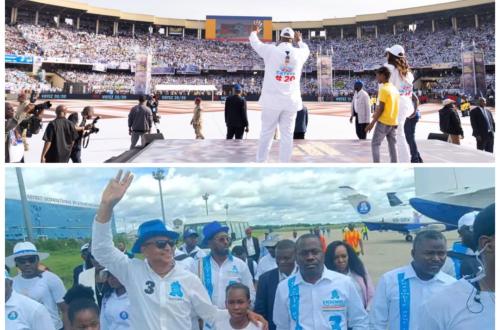 Campagne électorale de la présidentielle en RDC : Quand Tshisekedi choisit le stade des Martyrs, Katumbi se tourne vers Kisangani