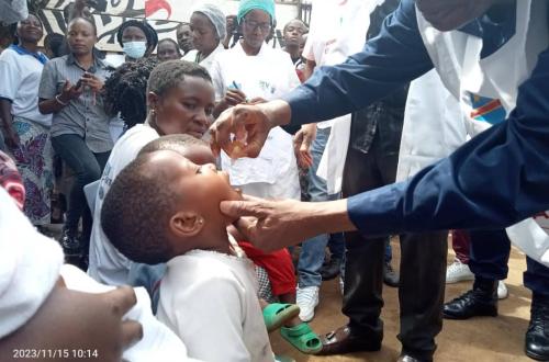 DPS Antenne de Butembo : Lancement de la vaccination contre le nouveau variant de la poliomyélite
