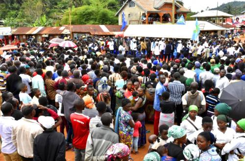 Campagne électorale : À Mangurejipa et Njiapanda, Julien Paluku appelle la population à voter massivement pour Félix Tshisekedi