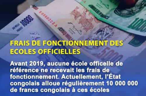 RDC : Le gouvernement octroie mensuellement 10 000 000 FC aux écoles primaires officielles comme frais de fonctionnement pour consolider la gratuité de l'enseignement