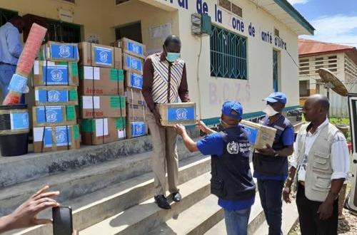 Guerre du M23 au Nord-Kivu : l'OMS fait une donation de 10 tonnes des médicaments destinés aux blessés et déplacés