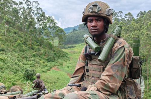  Un militaire Rwandais a été capturé entre Ndoluma et et Alimbongo a été présenté à la presse