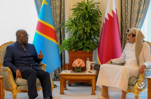 Au Quatar, Tshisekedi et Cheikh Tamin discutent des opportunités d’investissements en RDC