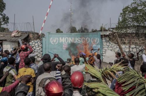 Une manifestation anti-MONUSCO sous la gouvernance du M23