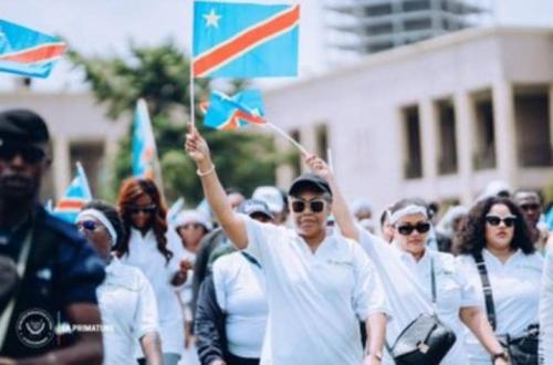 Judith Suminwa a pris part à la marche pacifique pour la paix dans l'Est et la mobilisation contre l'agression Rwandaise
