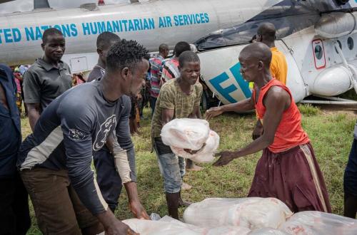 34,65 tonnes de cargaison essentielle Livrées par WFP-UNHAS