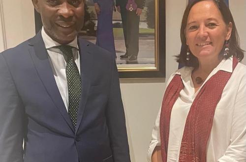 Le Gouverneur du Sud-Kivu a échangé avec Madame Roxanne de Bildering, Ambassadrice de la Belgique en RDC