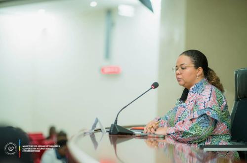 Thérèse Kayikwamba et les diplomates accrédités en RDC échangent sur la résolution 2773 des Nations-Unies