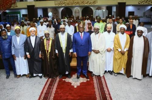 Félix Tshisekedi réitère son engagement de contribuer à la réorganisation de l'Islam
