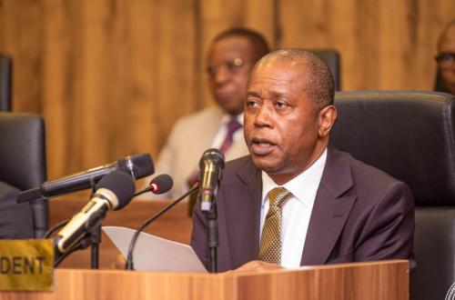 Le président de la CENI, Dénis Kadima