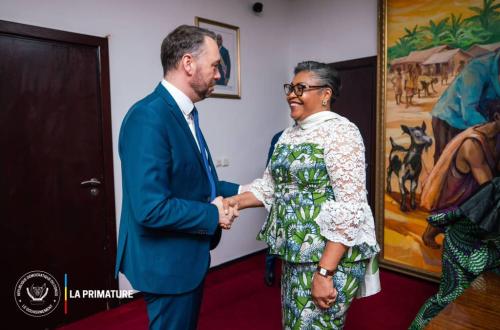 Judith Suminwa Tuluka et Maxime Prévot échangent sur la situation sécuritaire en RDC