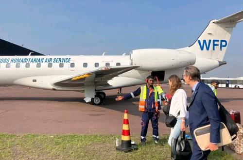 La Suède contribue à hauteur de 13 millions de couronnes Suédoises à l’UNHAS-WFP en RDC