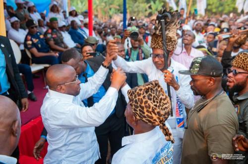 Une réconciliation historique entre les Mbole et Lengola facilitée par Jacquemin Shabani