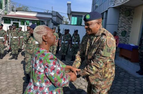 Rencontre entre la Cheffe de la MONUSCO et le commandant de la Force de SAMIDRC