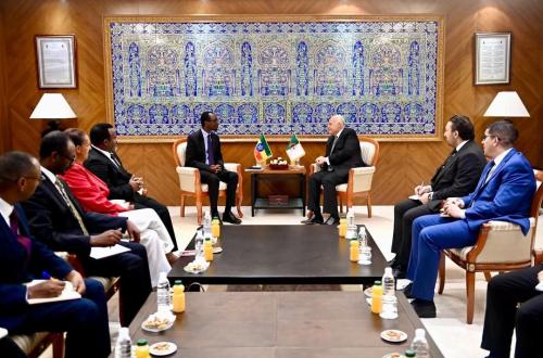 Une délégation Éthiopienne de haut niveau dirigée par le ministre des Affaires étrangères entreprend une visite de travail en République Démocratique Populaire d'Algérie