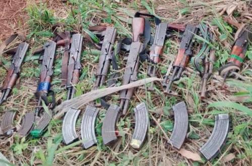 Ituri : 14 armes remises aux FARDC par l’autodéfense à Nizi