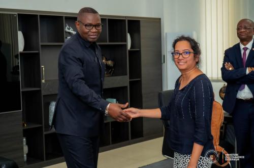 Kinshasa : réunion technique sur le développement du commerce régional le long du corridor de Lobito avec Poorva Karkare