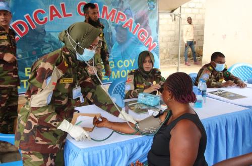 Ituri : les Casques Bleus Bangladais de la MONUSCO offrent une assistance médicale à 184 patients à Tsere