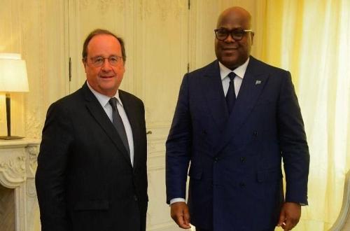 RDC–France : Félix Tshisekedi échange avec François Hollande sur le climat et la crise humanitaire dans l’Est