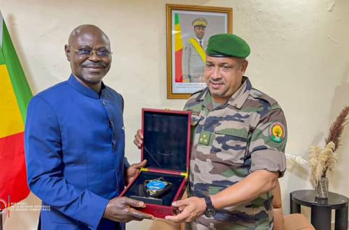 Fin mission du VPM Me Guy Kabombo Muadiamvita à Bamako en marge de la première édition du salon international de défense BAMEX 2025