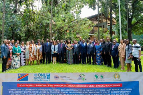 RDC : lancement à Kinshasa du projet de Portail d’informations commerciales pour faciliter les échanges