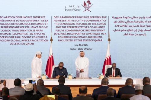 RDC : Kinshasa et le mouvement armé M23 en voie de parapher un accord-cadre à Doha