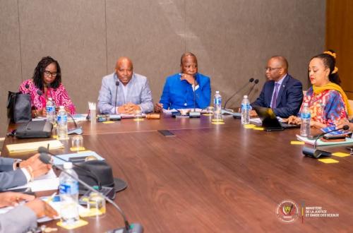 RDC : Le Ministre de la Justice reçu par la commission économie et finance du Sénat du FRIVAO