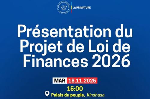 RDC : le Gouvernement dévoile à l’Assemblée nationale un budget 2026 en hausse de 16 %