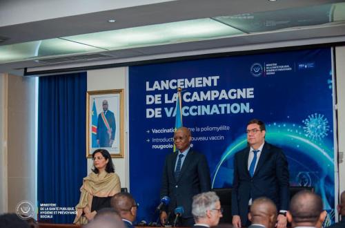 RDC : lancement officiel de la campagne nationale d'introduction du vaccin combiné Rougeole–Rubéole